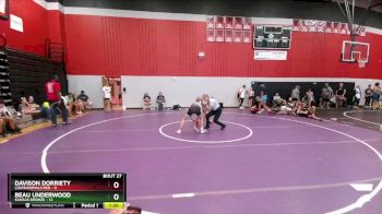 110 lbs Round 7 (8 Team) - Beau Underwood, Kansas Bronze vs Davison Dorriety, Louisianimals Red