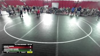 128-129 lbs Round 1 - Adam Poppe, Wisconsin vs Annamarie Bader, Pardeeville Boys Club Youth Wrestling