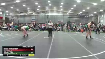 285 lbs Placement Matches (8 Team) - Gage Jorgensen, Iowa Gold vs Grady Fey, South Dakota Rage