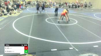 123 lbs Consi Of 16 #1 - Rehmat Gill, North Coast Grapplers vs Alena Gracia, Grindhouse WC