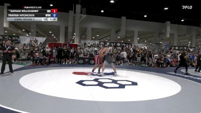 130 lbs Cons. Round 3 - Nathan Willoughby, Suples Wrestling Club vs Tristen Hitchcock, West Point Wrestling Club