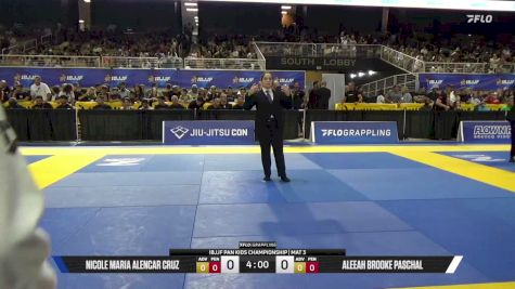 Nicole Maria Alencar Cruz vs Aleeah Brooke Paschal 2026 Pan Kids Jiu-Jitsu IBJJF Championship