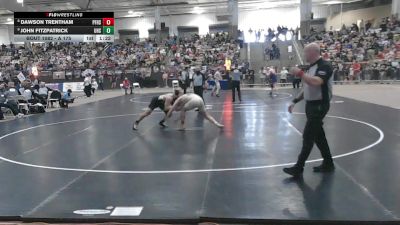 A 175 lbs Champ. Round 1 - John Fitzpatrick, Upperman High School vs Dawson Trentham, Pigeon Forge High School