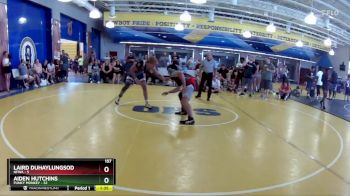 157 lbs Round 6 (8 Team) - Aiden Hutchins, Funky Monkey vs LAIRD DUHAYLUNGSOD, NFWA