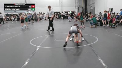52 lbs Round 3 (4 Team) - Clayton Ciociola, PA Gold vs Colton Chapman, Grit Mat Club