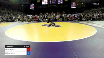 126 lbs Cons 64 #1 - Mason Gillispie, OK vs Ryder Newton, WA