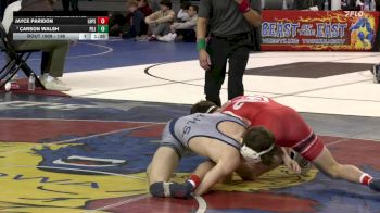 138 lbs Semifinal - Carson Walsh, Pope John XXIII vs Jayce Paridon, Lake Highland Preparatory School