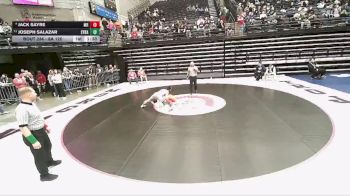 6A 120 lbs Cons. Round 2 - Joseph Salazar, Syracuse vs Jack Sayre, Mountain Ridge