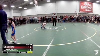 45 lbs Semifinal - Connor Sayers, Richlands Wrestling Club vs Caleb Combs, Noke Wrestling RTC