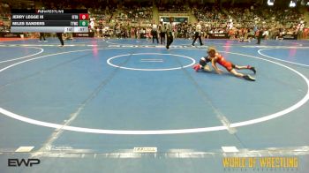 52 lbs Round Of 32 - JERRY LEGGE III, Fitness Fight Factory Wrestling Club vs Miles Sanders, Team Tulsa Wrestling Club