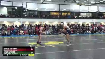 149 lbs Quarterfinal - Bryce Wittman, Ohio Wesleyan University vs Kale Buckiso, John Carroll University