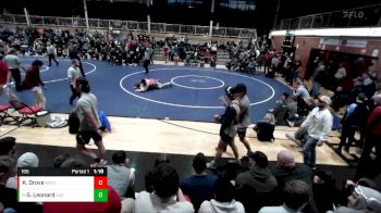 195 lbs Semifinal - Garrett Leonard, Lake City High School vs Kaleb Grove, Weiser