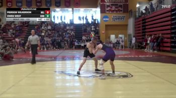 125 lbs Cons. Round 3 - Owen West, Cornell College vs Peirson Wilkerson, Millikin