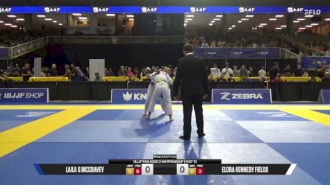Laila S McCravey vs Elora Kennedy Fields 2026 Pan Kids Jiu-Jitsu IBJJF Championship
