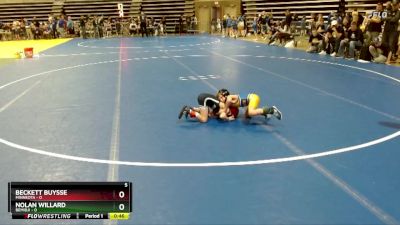 45 lbs Semis & 1st Wrestleback (8 Team) - Beckett Buysse, Minneota vs Nolan Willard, Bemidji