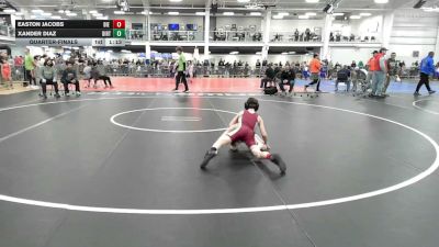 72 lbs Quarterfinal - Easton Jacobs, Die Hard WC vs Xander Diaz, Dirty Den WC