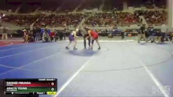 152 lbs Champ. Round 1 - Ashlyn Young, Millennium vs Davinee Miranda, Dysart