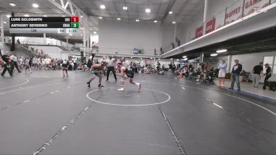 138 lbs Quarterfinals (8 Team) - Anthony Severino, Savage WA Boogiemen vs Luke Goldsmith, Este Built Underground