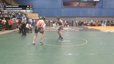 2 - 190 lbs Quarterfinal - Ashton Orange, James River (Buchanan) vs Carson Duckworth, Strasburg
