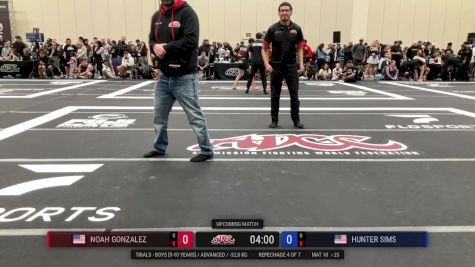 Noah Gonzalez vs Hunter Sims 2025 ADCC Orlando Open/Youth Trials