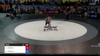 100 lbs Semis - Loc Webber, OH vs Coy Mehlert, IA