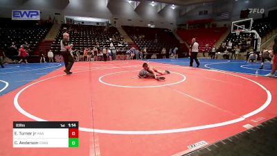 93 lbs Rr Rnd 1 - Ej Turner Jr, HURRICANE WRESTLING ACADEMY vs Calib Anderson, Cowboy Wrestling Club