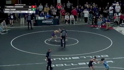105 lbs Champ. Round 1 - Vanessa Anderson, Watertown vs Keira Thorp, Custer