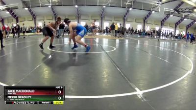 285 lbs Champ. Round 1 - Mekhi Bradley, Cleveland State vs Jack MacDonald, WNY RTC