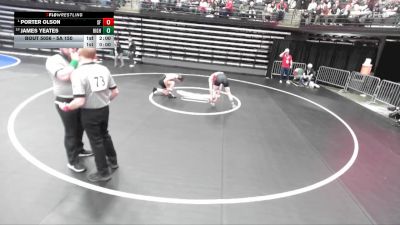 5A 150 lbs Champ. Round 1 - Porter Olson, Spanish Fork vs James Yeates, Highland