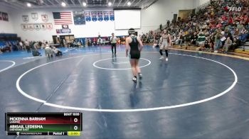 130 lbs Champ. Round 1 - Abigail Ledesma, Cheyenne East vs McKenna Barham, Laramie