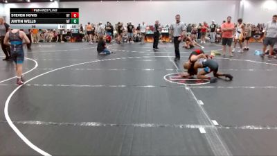 96 lbs Round 1 (8 Team) - Steven Hovis, Well Trained vs Justin Wells, MF Purge Elite