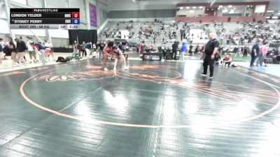 68 kg Champ. Rd Of 32 - London Yelder, M80 Wrestling Club vs Sydney Perry, Cardinal Wrestling Club
