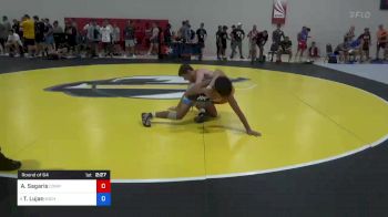 61 kg Round Of 64 - Anthony Sagaris, Compound Wrestling - Great Lakes vs Tristan Lujan, Michigan Wrestling Club