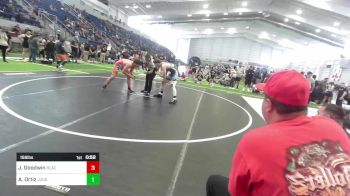156 lbs Quarterfinal - Jacob Goodwin, BlackCat WC vs Angelo Ortiz, Juggernaut WC