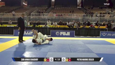 Pietro Marins Ziegler vs Zain Ahmad Chaudhry 2025 Pan Jiu Jitsu IBJJF Championship