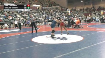 5A 190 lbs Semifinal - Brianne Mancini, Greenwood High School vs Layla Adomako, Jacksonville