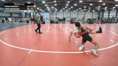 96 lbs Round 5 (4pm Saturday) - Crew Musselman, PA USA vs Drake Gonzalez, Cali Red