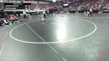 D2-113 lbs Cons. Semi - Easton Felchlin, Wrightstown vs Kevin Vaughn, Delavan-Darien