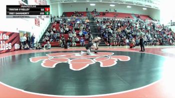 138 lbs Quarterfinal - Trey Daugherty, Avon vs Tristan O`kelley, Riverside