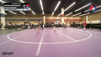 100 lbs Consolation - Kayleigh Strausbaugh, Spartan Mat Club vs Natalie Arreguin, All American Wrestling Club