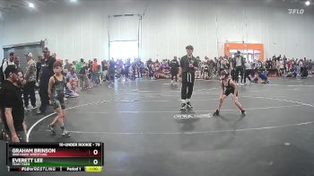 70 lbs Semifinal - Graham Brinson, War Hawk Wrestling vs Everett Lee, Team Tiger