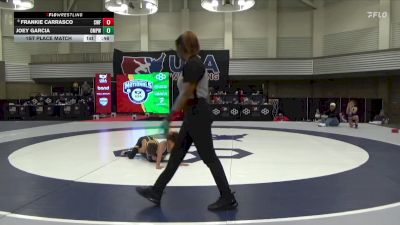 56 lbs 1st Place Match - Frankie Carrasco, Cyclones Wrestling & Fitness vs Joey Garcia, One More Period Wrestling Club