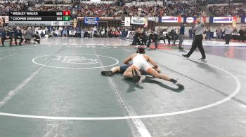 A - 190 lbs 3rd Place Match - Cooper Dighans, East Helena vs Wesley Walks, Hardin