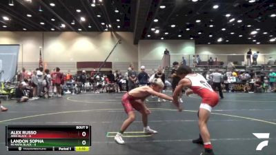 125 lbs Round 3 (6 Team) - Alex Russo, Ares Black vs Landon Sopha, Mi Mafia Black