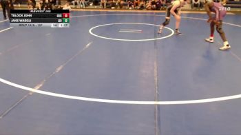 157 lbs Round 4 - Telock John, Grand Island vs Jake Waegli, Lincoln Standing Bear