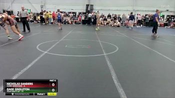 126 lbs Round 5 (8 Team) - Gage Singleton, Team Shutt GT vs Nicholas Sanders, Clinic Wrestling