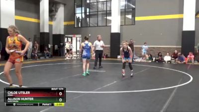 106 lbs 3rd Place Match - Chloe Utsler, Iowa vs Allison Hunter, Wisconsin
