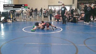 77 lbs Rr Rnd 6 - Timmy Delouise, Revival Oange vs Jacob Roman, Triumph Blue - MSE