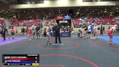 110 lbs Quarterfinal - Henry Scott McDoniel, AR vs Victor Morales, OK