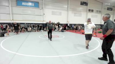 50 lbs Round Robin 5 - Justus Chapman, Ground Zero Red-YTH vs Evander Welsh, Revival Pink - YTH